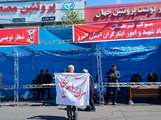 برپایی موکب فرهنگی و پذیرایی اداره کل بیناد شهید و امور ایثارگران استان البرز به یاد امام شهید امت