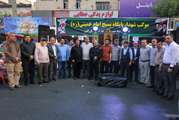 از قاب شهدا تا عهد دوباره با ولایت؛ موکب بنیاد شهید البرز به ایستگاه تجدید بیعت مردم در راهپیمایی غدیر تبدیل شد