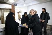 دیدار استاندار البرز، نماینده رئیس مجلس شورای اسلامی و مدیرکل بنیاد شهید البرز با خانواده های شهدای جنگ رمضان «منصور قدیانلو» و «محمدمهدی حسنی» 